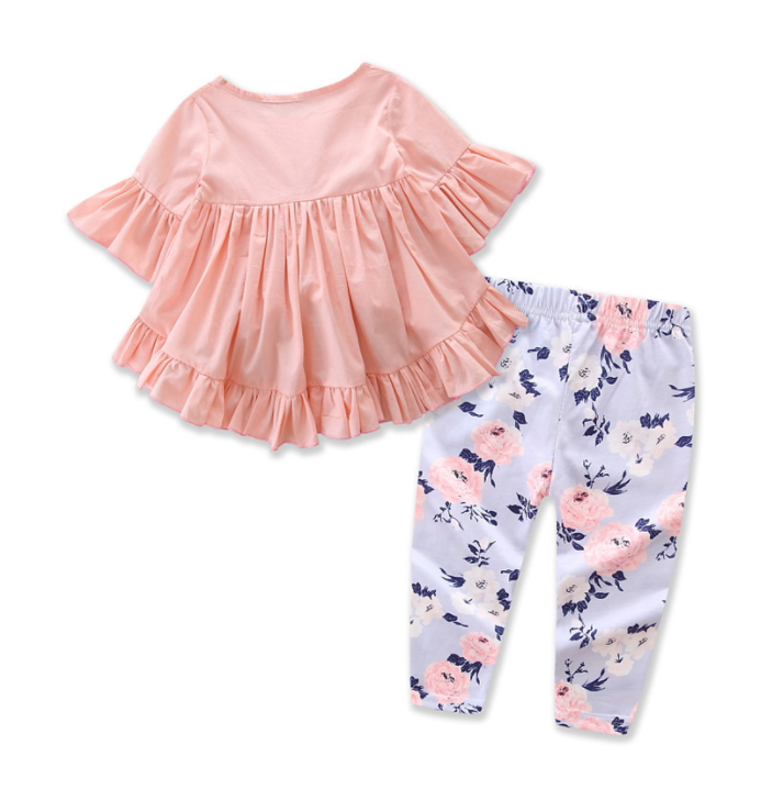 Girls' Autumn Outfit, Two-Piece Set