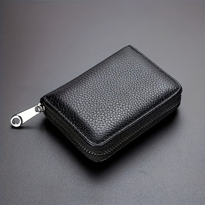 Ultra-Thin RFID Blocking Faux Leather Wallet for Men