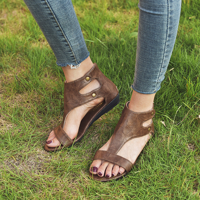 Retro Plus Size Women's Sandals