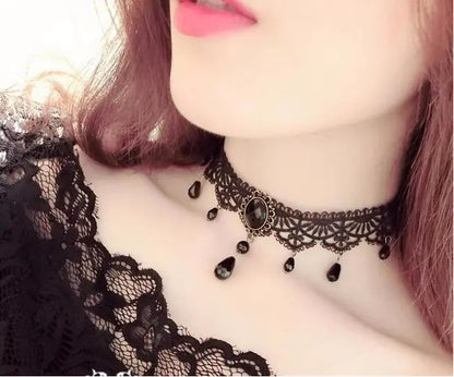 Lace Hollow-Out Choker Necklace