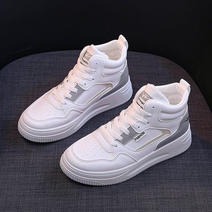 High-Top Women's Shoes - New Versatile Breathable Models