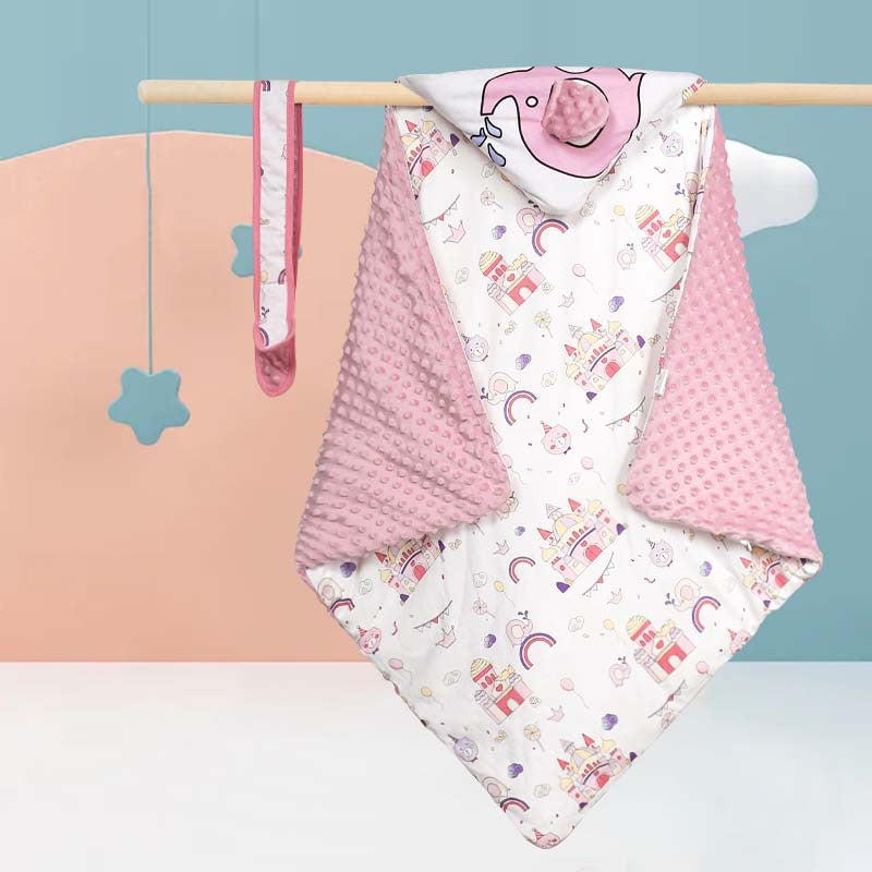 Baby Swaddle Blanket with Cotton for Newborns (Autumn/Winter)