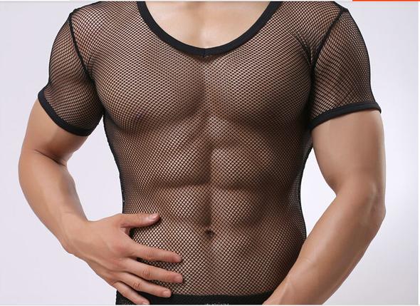 Men's Short Sleeve Mesh T-Shirt