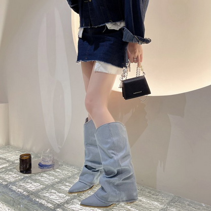 High Heel Knight Boots
