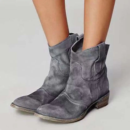 Heel Low Martin Boots