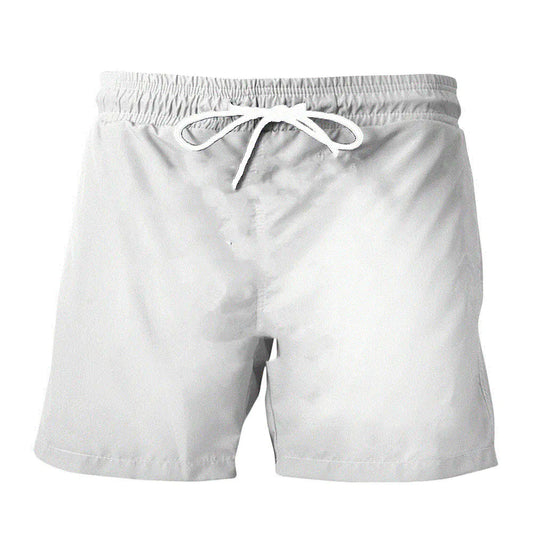 Casual Shorts with Printed Side Pockets