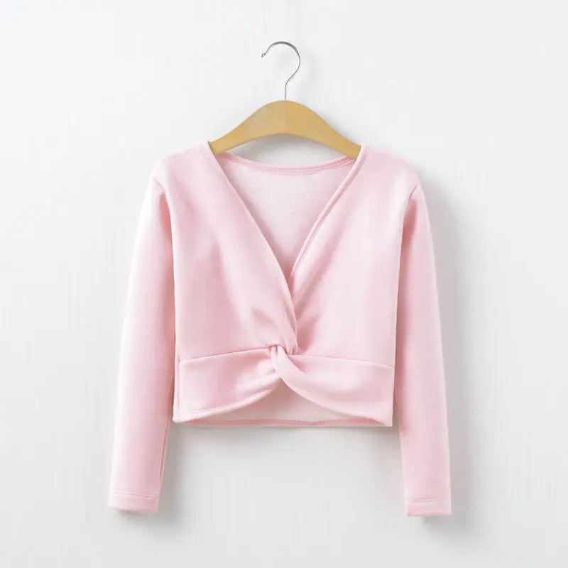 Fleece-Lined Long Sleeve Thickened Sweater Waistcoat