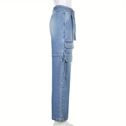 Trendy Women's Denim Cargo Pants and Boyfriend Jeans