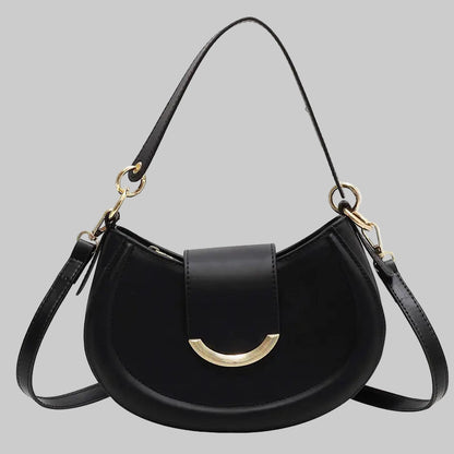 Vintage Saddle Bag for Women - Chic Shoulder Crossbody