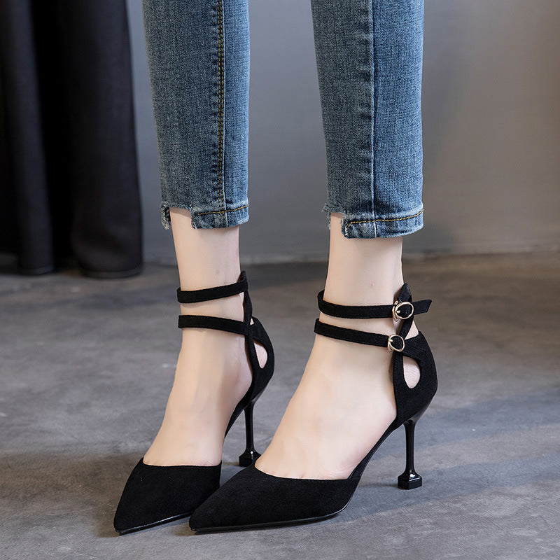 Women's Korean Style Pointed Toe High Heels