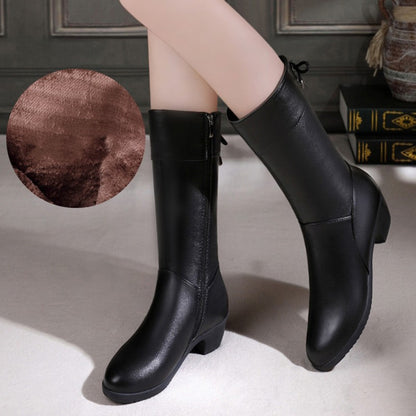 Women's Casual Martin Boots with Thick Heels