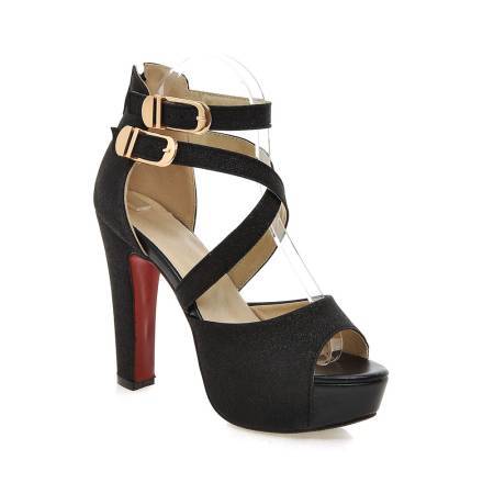 Women's Waterproof Platform High Heels Sandals