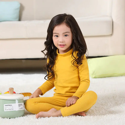 Girls' Pajamas  Long Sleeve Set (Two-Piece)