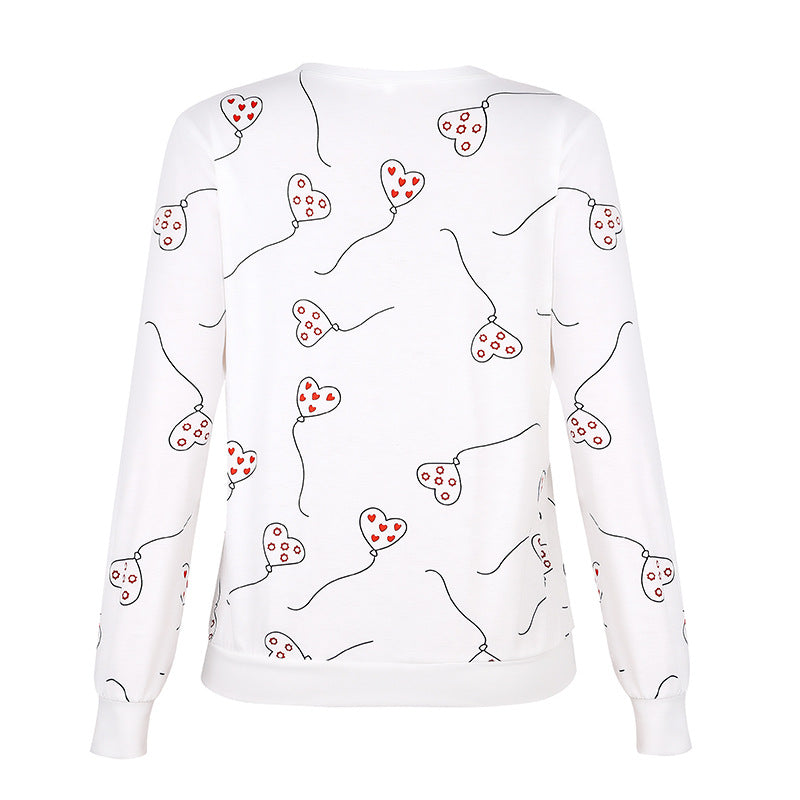 Women's Floral Print Long Sleeve