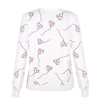 Women's Floral Print Long Sleeve