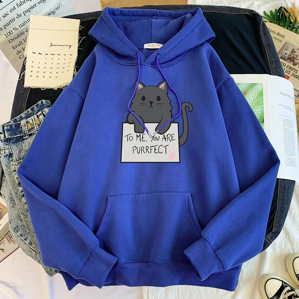Solid Color Hoodie Sweater for Girls