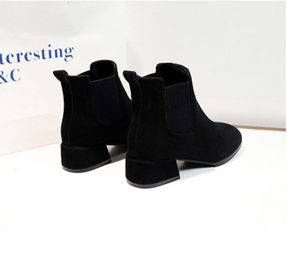 Chelsea Ankle Boots for Women - Fashionable Pointed Heels