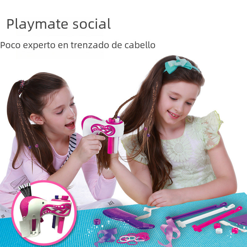 Automatic Three-Strand Hair Braider for Kids Toys