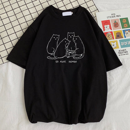 Summer Go Away Human Printed T-Shirts  Quality Design