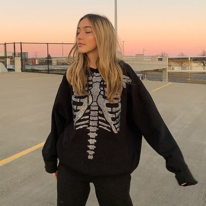 Women's Hooded Pullover Long Sleeve Sweatshirt