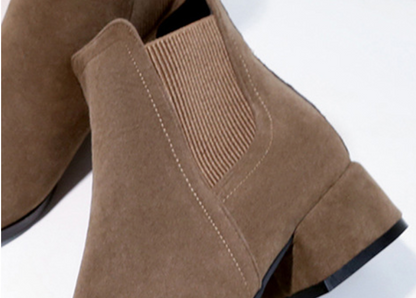 Chelsea Ankle Boots for Women - Fashionable Pointed Heels