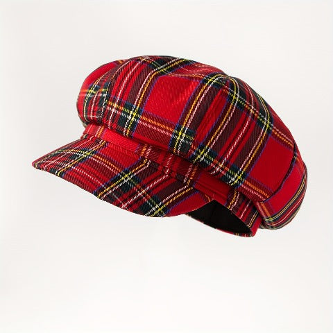 Retro British Style Lightweight Octagonal Brimmed Hat