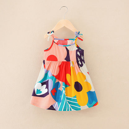 Girls' Floral Princess Dress