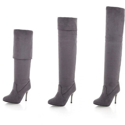 Over-the-Knee Stretch High Heels Women's Boots