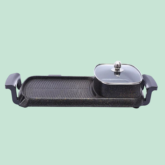Multifunctional Grill Pan with Stone Hot Pot Appliance