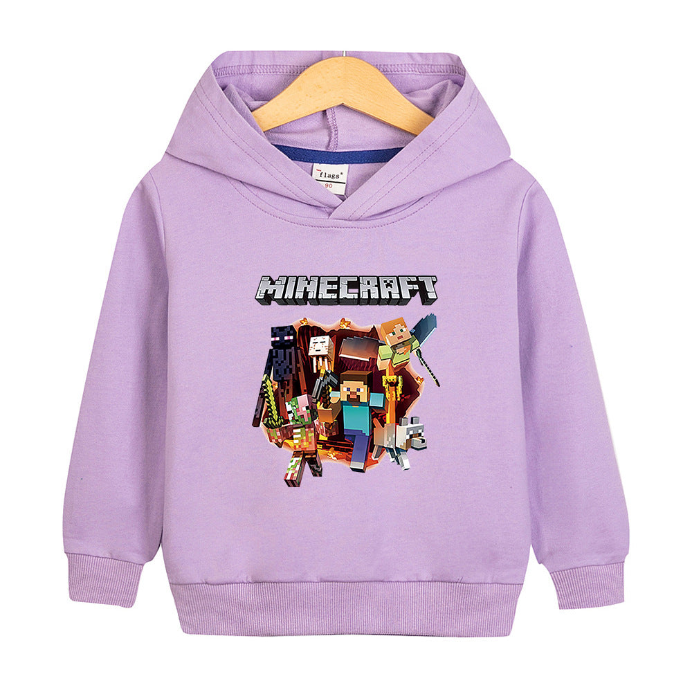 Boys' Hooded Sweatshirts - Pure Cotton Casual Tops
