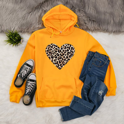 Animal Print Hoodie for Men and Women