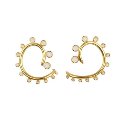 Claudia Snail Drop Earrings