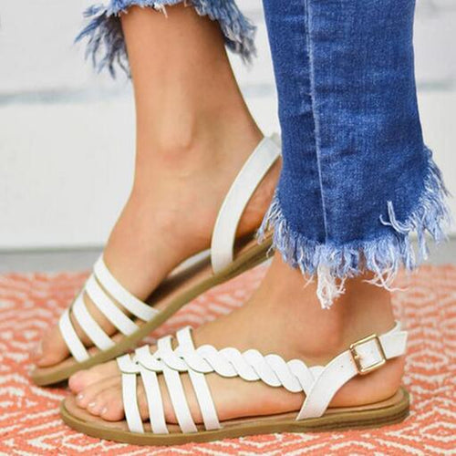 Summer New Style Roman Flat Sandals for Women