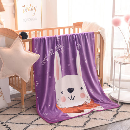 Cartoon Nursery Nap Blanket for Infants and Toddlers