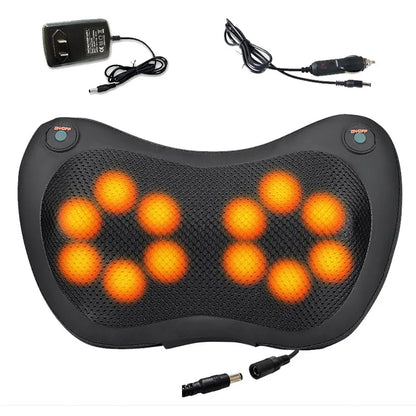 Electric Infrared Heating Kneading Neck Shoulder Back Body Spa Massager