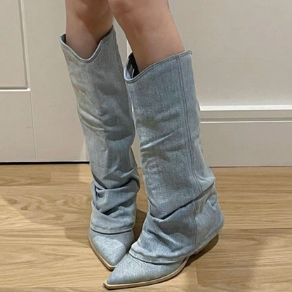 High Heel Knight Boots