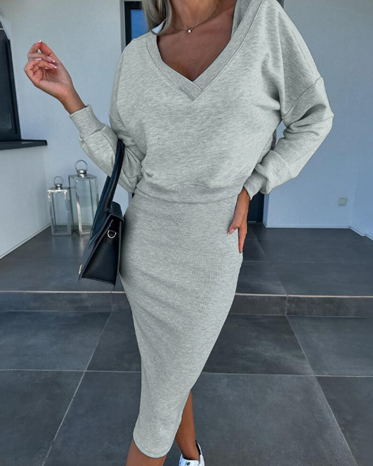 Marina Casual Sweater and Dress Set
