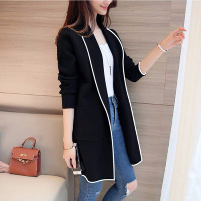 Women's Fleece Cardigan Coat for Spring Autumn Winter