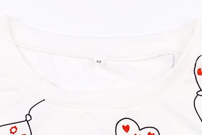 Women's Floral Print Long Sleeve