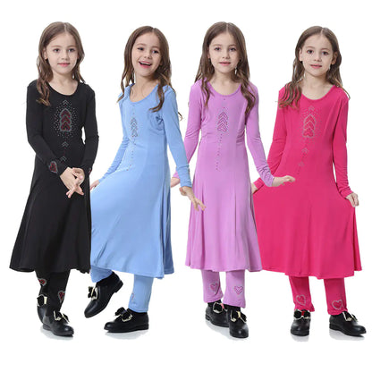 Girls' Fashion Personality Dress Set