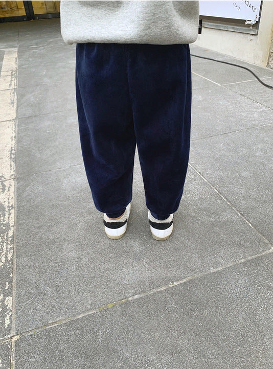 Boy's Velvet Pants