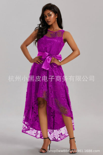 Elegant Tropical Plus Size Dress