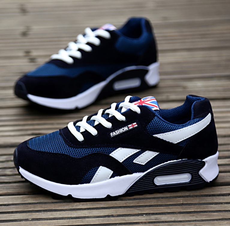 Mesh Thick-Soled Height-Increasing Running Shoes