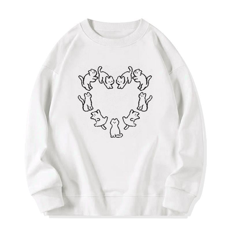 Casual Loose Slimming Round Neck Sweater