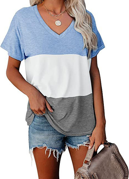 Plus Size Women's Casual V-Neck T-Shirt