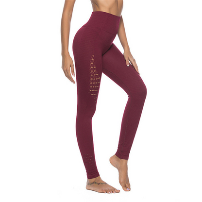 High-Waist Gradient Starry Sky Yoga Pants for Women