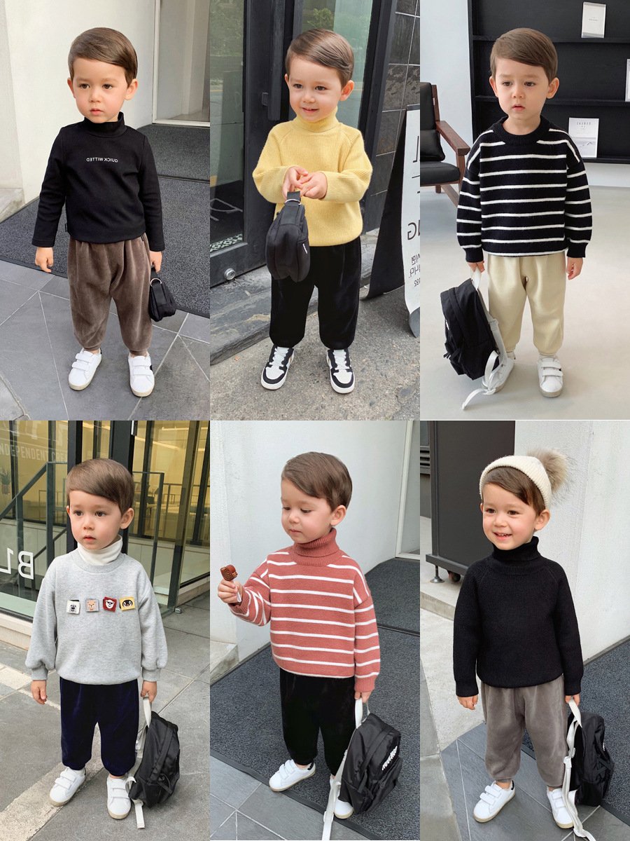 Boy's Velvet Pants