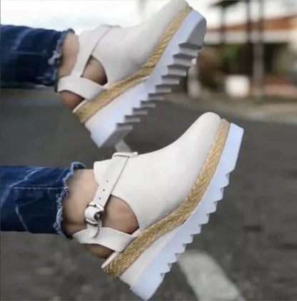 Wedge Heel Platform Women's Shoes - Trendy Attic Store01