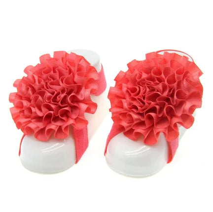 Baby Floral Headband and Foot Accessories Set