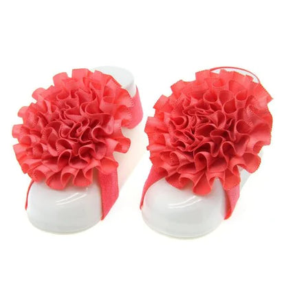 Baby Floral Headband and Foot Accessories Set